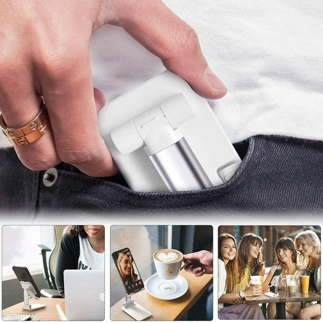 Premium Adjustable Phone & Tablet Stand - Aluminum Desktop Holder