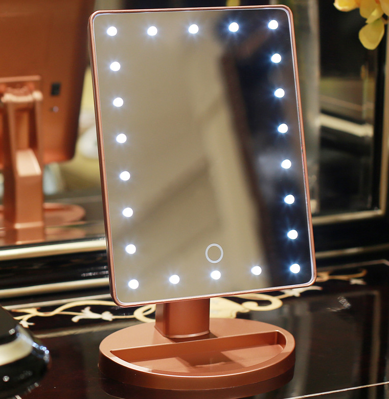 Illuminate Your Beauty Routine with Our LED Light Touch Screen Makeup Mirror