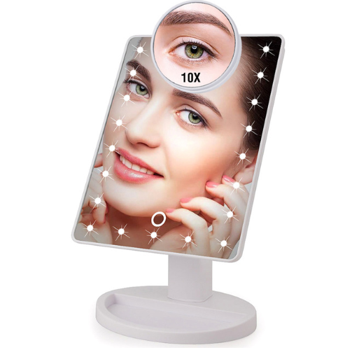 22 LED Light Touch Screen Makeup Mirror - LoKeyHigh Variety shop