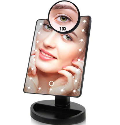 22 LED Light Touch Screen Makeup Mirror - LoKeyHigh Variety shop