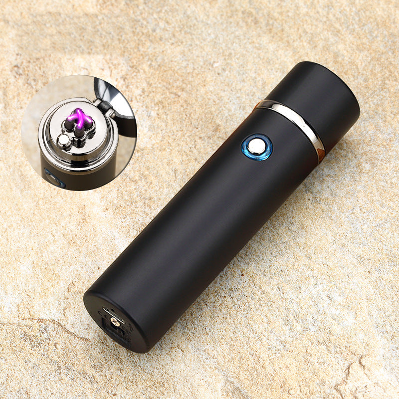 Electric Double Pulse Lighter Pipe USB Lighter Smokeless Windproof Cigarette Cigar Lighters - LoKeyHigh Variety shop