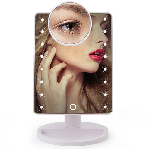 22 LED Light Touch Screen Makeup Mirror - LoKeyHigh Variety shop