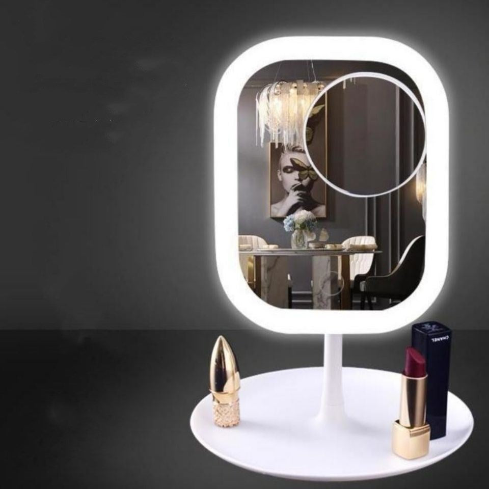 Desktop Mirror Dressing Mirror With Light Bulb Fill Light Beauty Makeup - LoKeyHigh Variety shop