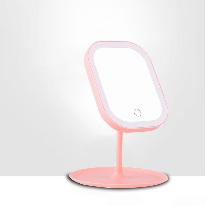 Desktop Mirror Dressing Mirror With Light Bulb Fill Light Beauty Makeup - LoKeyHigh Variety shop