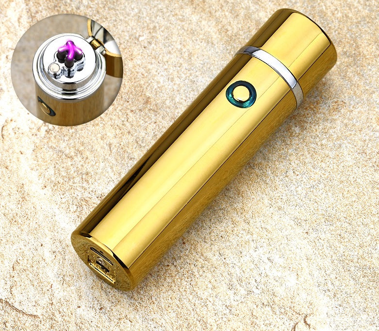 Electric Double Pulse Lighter Pipe USB Lighter Smokeless Windproof Cigarette Cigar Lighters - LoKeyHigh Variety shop