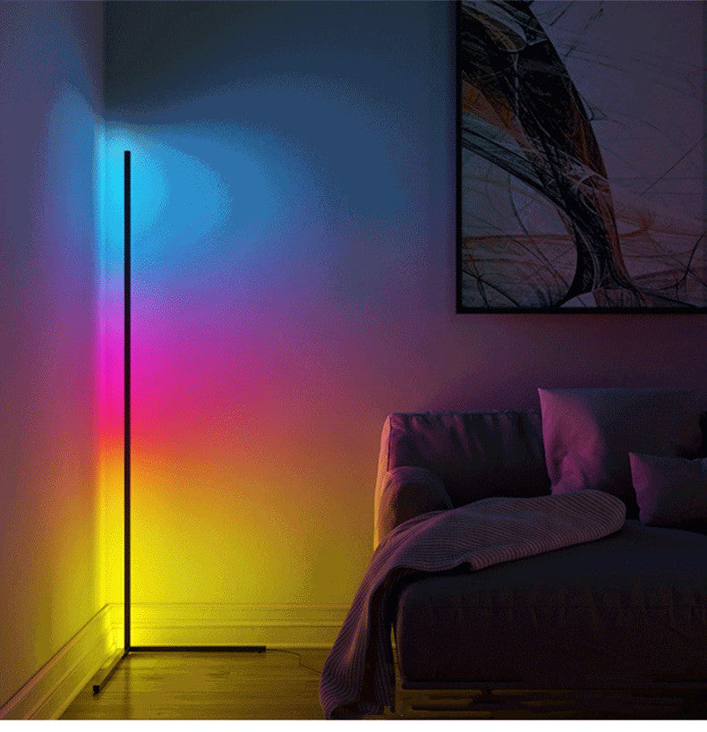 Nordic RGB Corner Floor Lamp Modern Simple - LoKeyHigh Variety shop