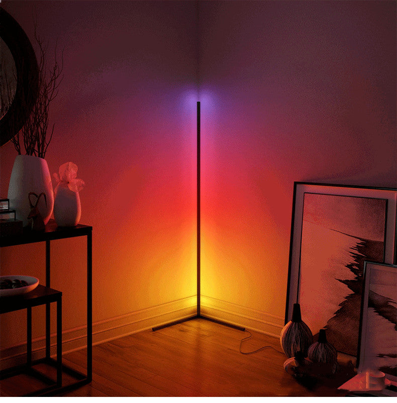 Nordic RGB Corner Floor Lamp Modern Simple - LoKeyHigh Variety shop