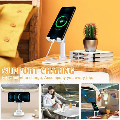 Premium Adjustable Phone & Tablet Stand - Aluminum Desktop Holder