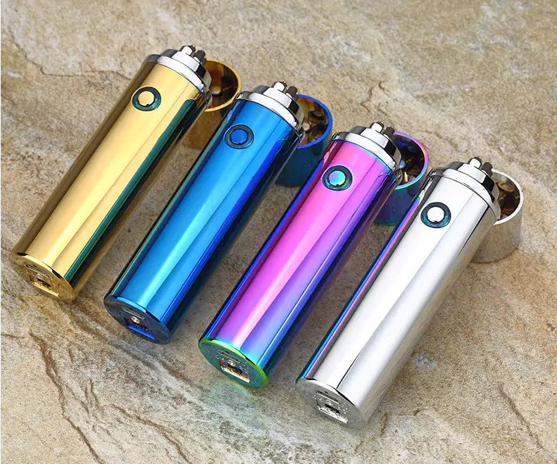 Electric Double Pulse Lighter Pipe USB Lighter Smokeless Windproof Cigarette Cigar Lighters - LoKeyHigh Variety shop