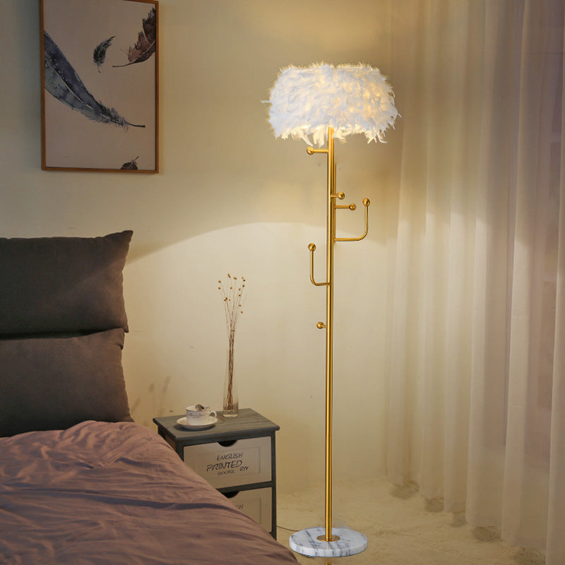 Living Room Hanger Decoration Feather Floor Lamp - LoKeyHigh Variety shop