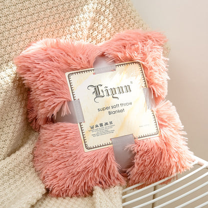 Super Soft Coral Fleece Blanket Warm Cozy Bedding Blanket Fluffy Sofa Bedding Airplane Hotel Throw Sofa Blanket New - LoKeyHigh Variety shop