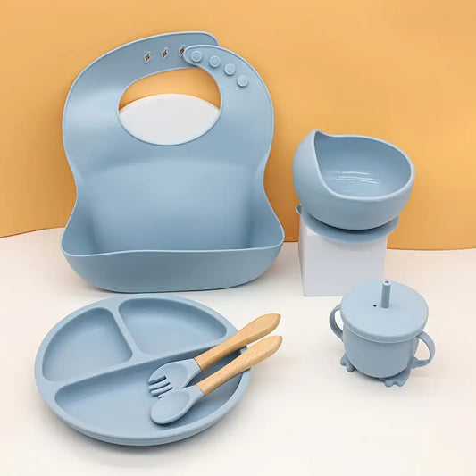 Premium Baby Silicone Feeding Set