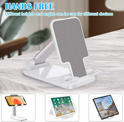 Premium Adjustable Phone & Tablet Stand - Aluminum Desktop Holder