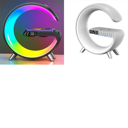 2023 New Intelligent G Shaped LED Lamp Bluetooth Speake Wireless Charger Atmosphere Lamp App Control For Bedroom Home Decor - LoKeyHigh Variety shop