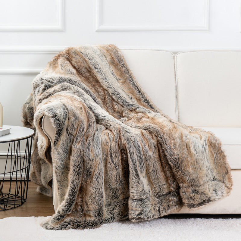 Luxury Faux Fur Throw Blanket - LoKeyHigh Variety shop