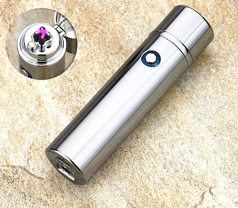 Electric Double Pulse Lighter Pipe USB Lighter Smokeless Windproof Cigarette Cigar Lighters - LoKeyHigh Variety shop