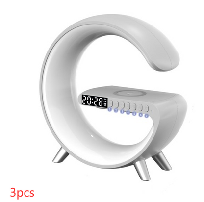 2023 New Intelligent G Shaped LED Lamp Bluetooth Speake Wireless Charger Atmosphere Lamp App Control For Bedroom Home Decor - LoKeyHigh Variety shop