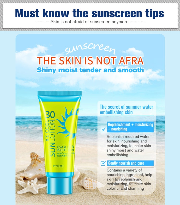 Sunscreen Cream Protetor Facial Cream Sunscreen Clear Moisturizing Lotion - LoKeyHigh Variety shop