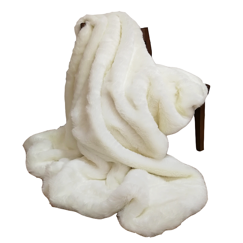 Thick Winter Fur Plush Blanket Rabbit Hair - LoKeyHigh Variety shop