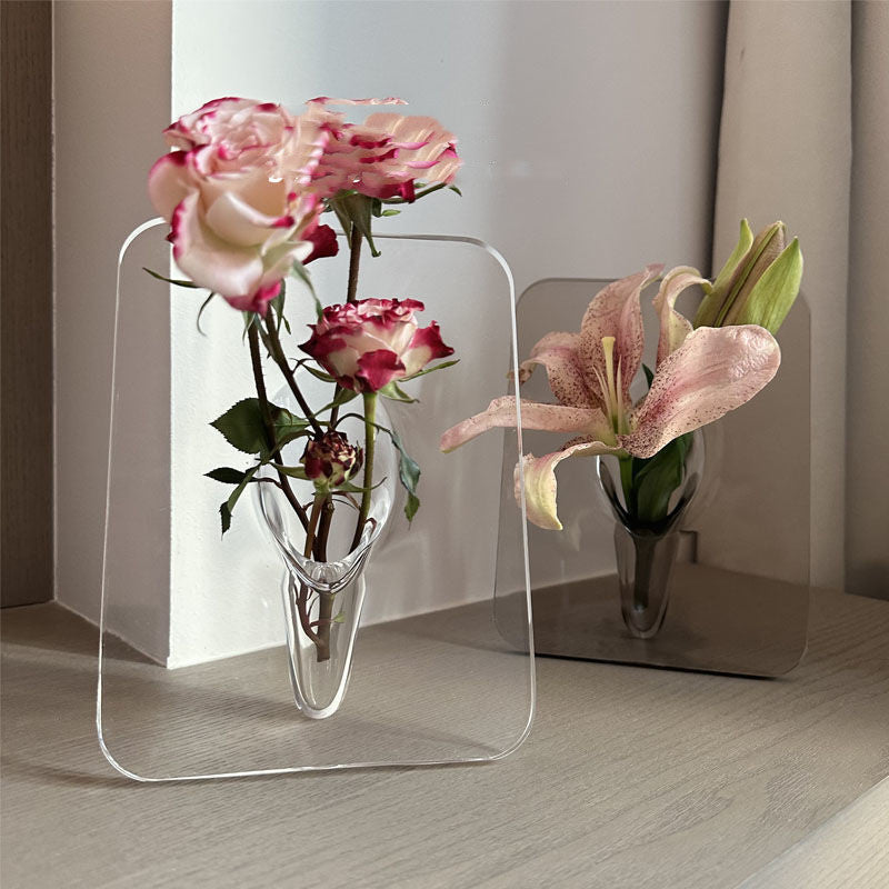 Creative Art Frame Vase Acrylic - LoKeyHigh Variety shop