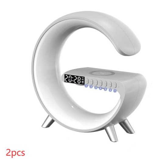 2023 New Intelligent G Shaped LED Lamp Bluetooth Speake Wireless Charger Atmosphere Lamp App Control For Bedroom Home Decor - LoKeyHigh Variety shop