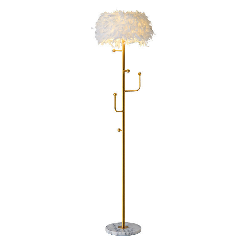 Living Room Hanger Decoration Feather Floor Lamp - LoKeyHigh Variety shop