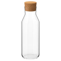 Transparent glass cork 1L