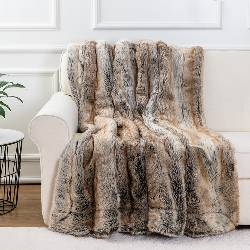 Luxury Faux Fur Throw Blanket - LoKeyHigh Variety shop