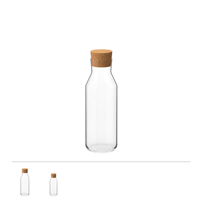 Toughened Glass Carafe With Lid And Large Capacity Cold Water Bottle With Cork - LoKeyHigh Variety shop