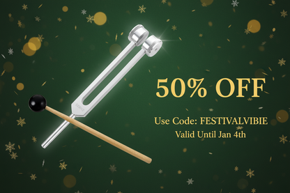 HarmoniFork 128Hz Therapy Instrument - 50% OFF with code FESTIVALVIBE - Holiday Sale